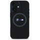 BMW M Silicone Printed Ring MagSafe iPhone 16 Case - Black