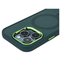 Wozinsky Fashion Case with MagSafe for Samsung Galaxy S24 FE - Green