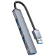 Orico AH-A13 USB-A Hub Docking Station 1x USB-A 3.0 + 3x USB-A 2.0 - Gray