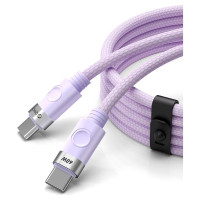 Orico CDX 60W 3A Power Delivery USB-C - USB-C 1m Cable - Purple