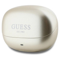 Guess Bluetooth headphones GUTWST88MCTGD TWS + docking station gold/gold Capsule Printed Logo