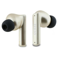 Guess Bluetooth headphones GUTWST88MCTGD TWS + docking station gold/gold Capsule Printed Logo