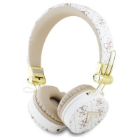 Guess Bluetooth ENC GUBH70E4PTMH on-ear headphones white 4G Triangle Round Shape