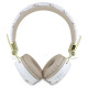 Guess Bluetooth ENC GUBH70E4PTMH on-ear headphones white 4G Triangle Round Shape