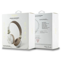 Guess Bluetooth ENC GUBH70E4PTMH on-ear headphones white 4G Triangle Round Shape