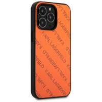 Karl Lagerfeld Perforated Allover iPhone 13 Pro Max 6.7" Case - Orange