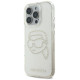 Karl Lagerfeld KLHCP16XHKHDCELT iPhone 16 Pro Max 6.9" transparent hardcase IML Rhinestones Karl Head
