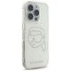Karl Lagerfeld KLHCP16XHKHDCELT iPhone 16 Pro Max 6.9" transparent hardcase IML Rhinestones Karl Head