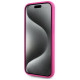 Karl Lagerfeld KLHMP15SSKHPPLF iPhone 15 6.1" fuchsia/fuschia hardcase Silicone Karl Head Print MagSafe