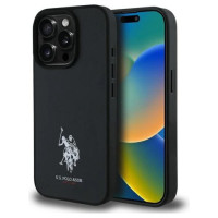 U.s. Polo Assn. US Polo USHCP15XPGEK iPhone 15 Pro Max 6.7" black/black Leather Embroidered DH Color