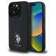 U.s. Polo Assn. US Polo USHCP15XPGEK iPhone 15 Pro Max 6.7" black/black Leather Embroidered DH Color