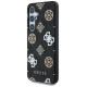 Guess 4G Printed Colored Peony Pattern MagSafe case for Samsung Galaxy S25 black