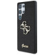 Guess Fixed Glitter Big 4G Metal Logo case for Samsung Galaxy S25 Ultra black