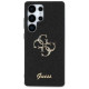 Guess Fixed Glitter Big 4G Metal Logo case for Samsung Galaxy S25 Ultra black