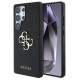 Guess Grained Big 4G Logo Small Classic Logo case for Samsung Galaxy S25 Ultra black
