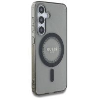 Guess Rhinestones Printed Classic Logo MagSafe Samsung Galaxy S25 case black