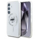 Karl Lagerfeld Case Karl Lagerfeld Button Choupette Head Printed Logo MagSafe Samsung Galaxy S25 white