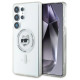 Karl Lagerfeld Case Karl Lagerfeld Button Choupette Head Printed Logo MagSafe Samsung Galaxy S25 Ultra white
