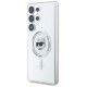Karl Lagerfeld Case Karl Lagerfeld Button Choupette Head Printed Logo MagSafe Samsung Galaxy S25 Ultra white