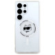 Karl Lagerfeld Case Karl Lagerfeld Button Choupette Head Printed Logo MagSafe Samsung Galaxy S25 Ultra white