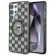 Karl Lagerfeld Case Karl Lagerfeld Button Karl & Choupette Heads On KL Pattern MagSafe Samsung Galaxy S25 Ultra black