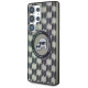 Karl Lagerfeld Case Karl Lagerfeld Button Karl & Choupette Heads On KL Pattern MagSafe Samsung Galaxy S25 Ultra black