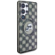 Karl Lagerfeld Case Karl Lagerfeld Button Karl & Choupette Heads On KL Pattern MagSafe Samsung Galaxy S25 Ultra black