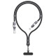 Dudao L20MAX 4in1 Cable / Lanyard USB-A / USB-C / Lightning PD QC 65W 1.5m - Black