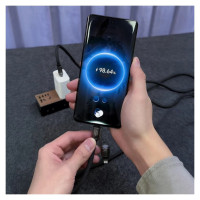 Dudao L20MAX 4in1 Cable / Lanyard USB-A / USB-C / Lightning PD QC 65W 1.5m - Black
