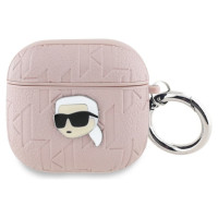 Karl Lagerfeld Monogram Karl Head Case for AirPods 4 - Pink
