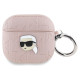 Karl Lagerfeld Monogram Karl Head Case for AirPods 4 - Pink