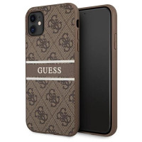 Guess 4G Stripe case for iPhone 11 / Xr 6.1" - brown