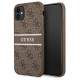 Guess 4G Stripe case for iPhone 11 / Xr 6.1" - brown