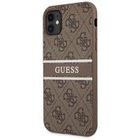 Guess 4G Stripe case for iPhone 11 / Xr 6.1" - brown