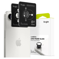 Ringke Camera Frame Protector 2-pack for iPhone 16e - Black