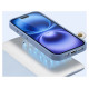 Dux Ducis Lawa iPhone 16 Leather Case with Detachable Magnetic Wallet - Blue