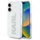 Karl Lagerfeld IML Rhinestones Logo iPhone 16 Case - Transparent