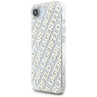 Karl Lagerfeld IML Repeat Logo iPhone 16e Case - Gold