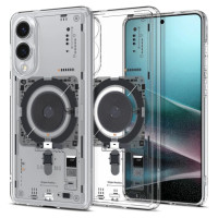 Spigen Ultra Hybrid Mag Case with MagSafe for Samsung Galaxy S25 Edge with Print - Transparent
