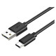 Samsung EP-DG950CBE USB-A - USB-C Cable 1.2m (Bulk - Replacement Packaging) - Black
