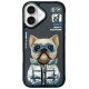 Nimmy Cool&Cute 2.0 Dog Case for iPhone 16 - Black