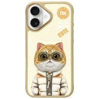 Nimmy Cool&Cute 2.0 Cat Case for iPhone 16 - Green