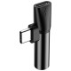 Baseus Audio Converter L41 adapter from USB-C to USB-C port + 3.5 mm headphone jack black (CATL41-01)