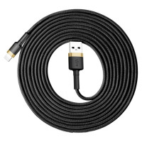 Baseus Cafule USB-A / Lightning 2A QC 3.0 cable 3 m - black and gold