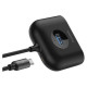 Baseus HUB Baseus Square USB-A to 1x USB-A 3.2 Gen 1 / 3x USB 2.0 with 1m cable - black