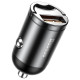 Baseus Tiny Star mini smart USB car charger 30W Quick Charge 3.0 gray (VCHX-A0G)