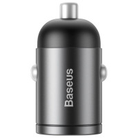 Baseus Tiny Star mini smart USB car charger 30W Quick Charge 3.0 gray (VCHX-A0G)