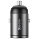 Baseus Tiny Star mini smart USB car charger 30W Quick Charge 3.0 gray (VCHX-A0G)