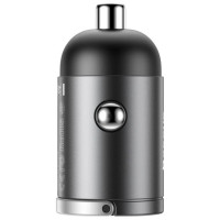 Baseus Tiny Star mini smart USB car charger 30W Quick Charge 3.0 gray (VCHX-A0G)