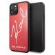 Karl Lagerfeld KLHCN58DLKSRE iPhone 11 Pro czerwony/red hard case Signature Glitter